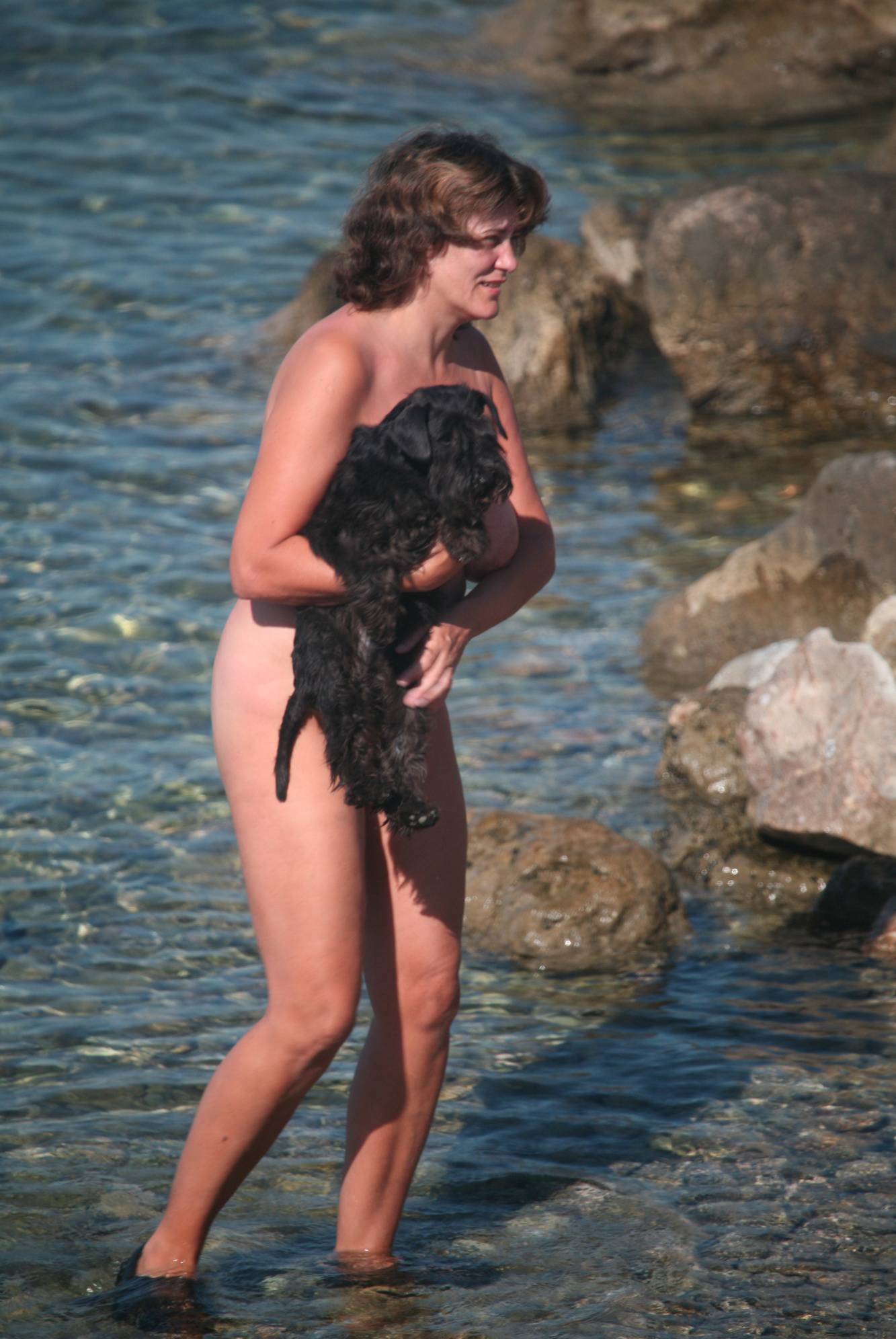 Crete Dog-Bathing Woman - 1